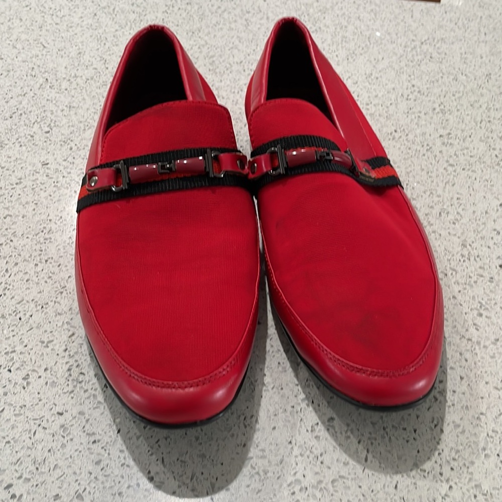 Red Men's Loafers